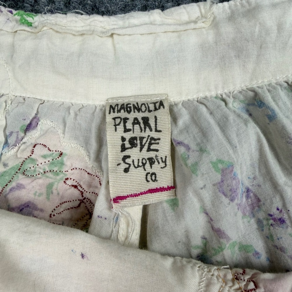 Magnolia Pearl Applique Love More Bloomers 215 Bubbles Cotton Butterfly Boho - Picture 4 of 16